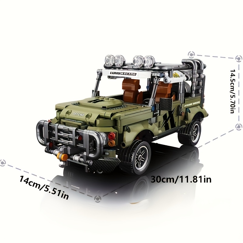 2026 Domineering Green Off-Road Vehicle Model Toy